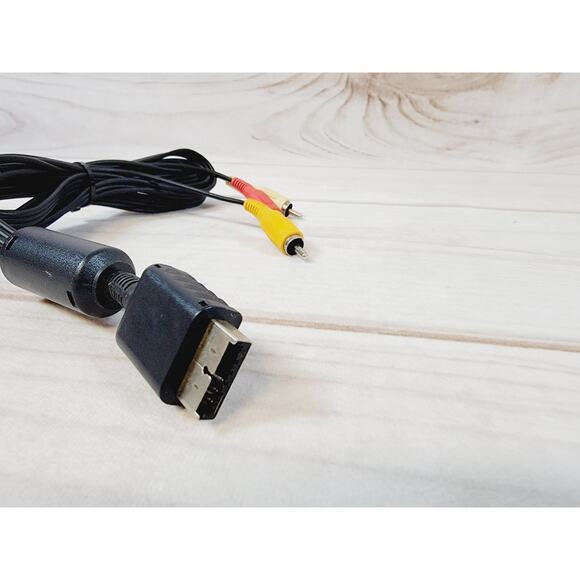 OEM Official Sony PlayStation AV Cable PS3 PS1 PS2 Play Station RCA Cord 8ft - Picture 4 of 5
